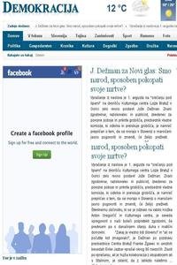Demokracija news live