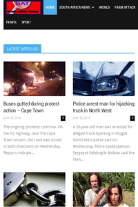 South Africa Today news live