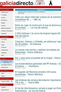 Galicia Directo news live
