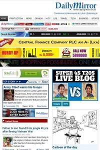 Daily Mirror -Sri Lanka news live