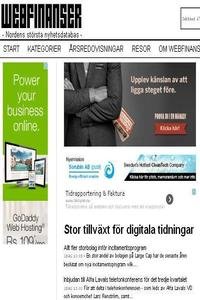 Webfinanser news live