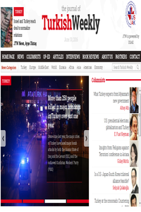 Journal of Turkish Weekly news live