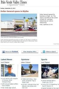 Quartsite Times news live