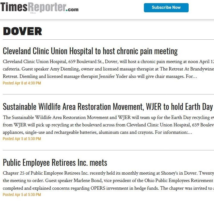 Dover Times news live