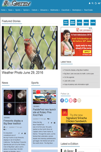 Big Bear Grizzly news live