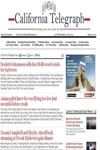 California Telegraph news live