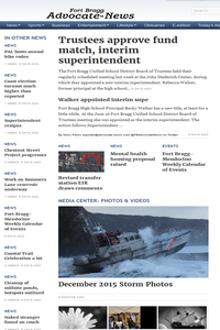 Fort Bragg Advocate News news live