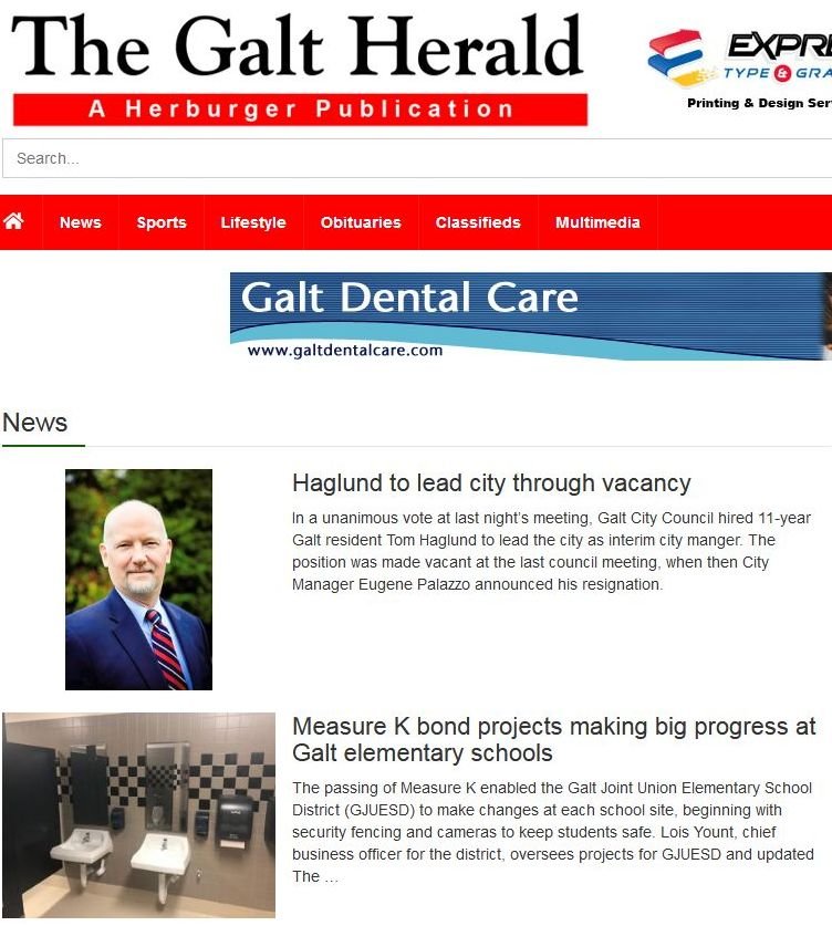 Galt Herald news live