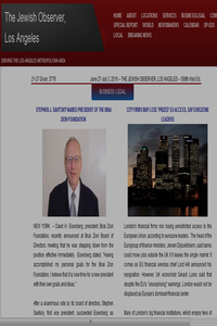 Jewish Observer Los Angeles news live