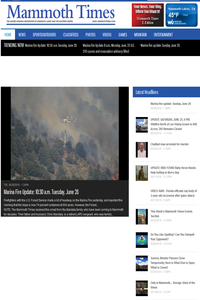 Mammoth Times news live