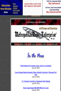 Metropolitan News Enterprise Los Angeles news live