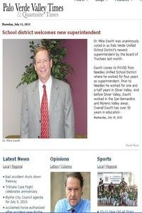 Palo Verde Valley Times -California news live