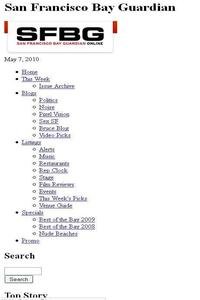 San Francisco Bay Guardian news live