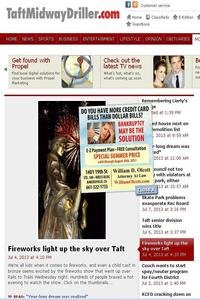 Taft Midway Daily Driller news live