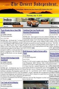 The Desert Independent news live