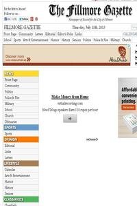 The Fillmore Gazette news live