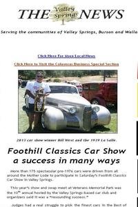 The Valley Springs News news live