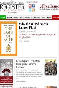 National Catholic Register news live