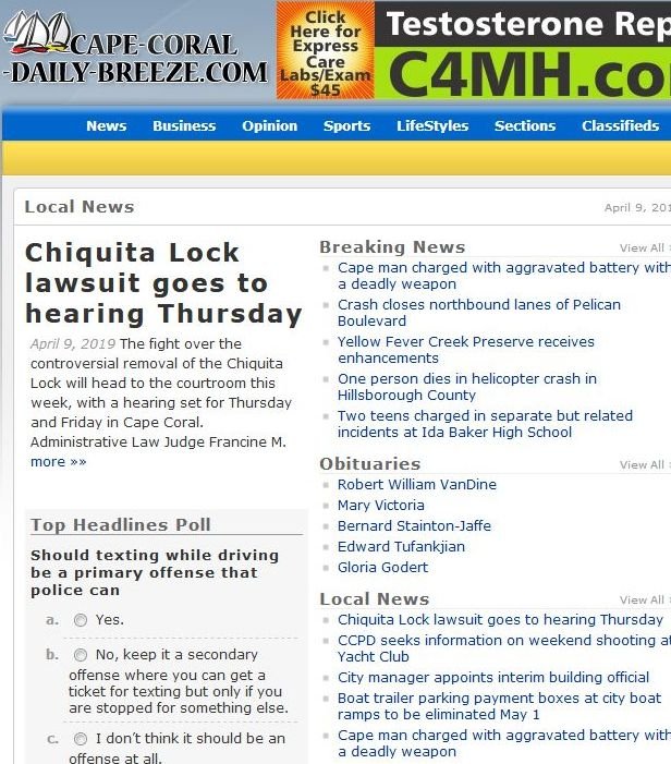 Cape Coral Daily Breeze news live