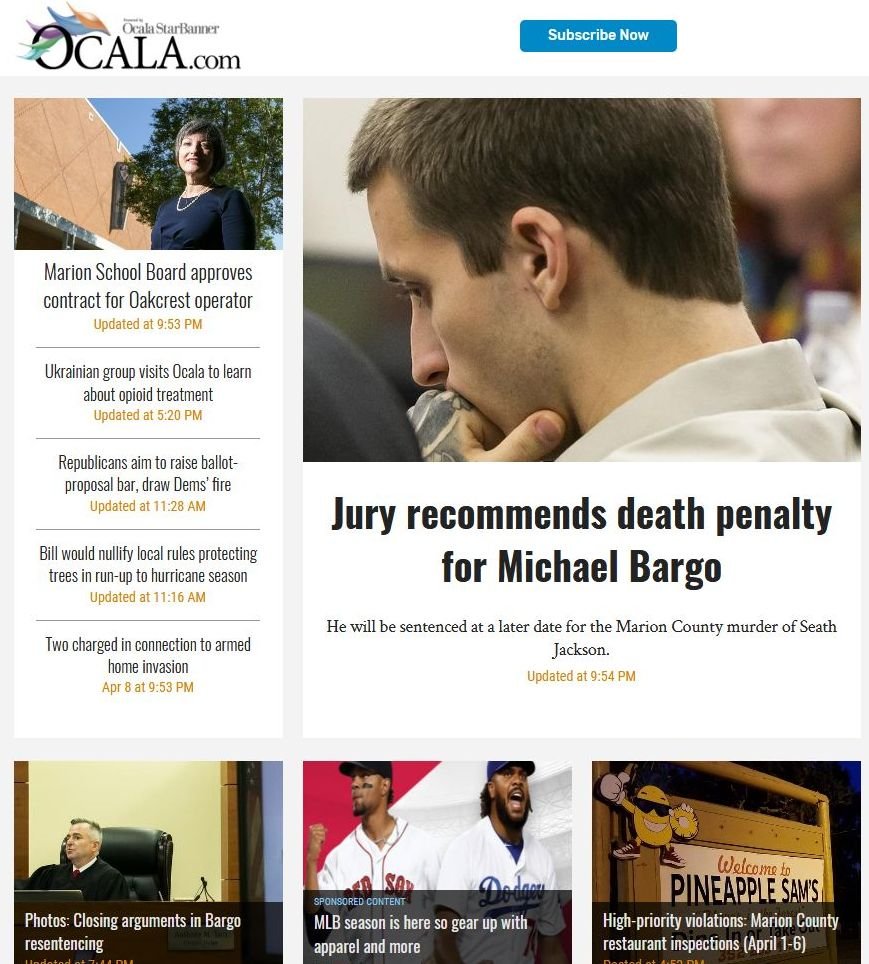 The Star Banner news live