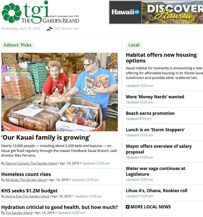 Garden Island news live