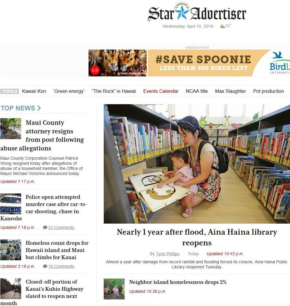 Honolulu Advertiser news live