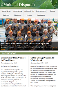 The Molokai Dispatch news live