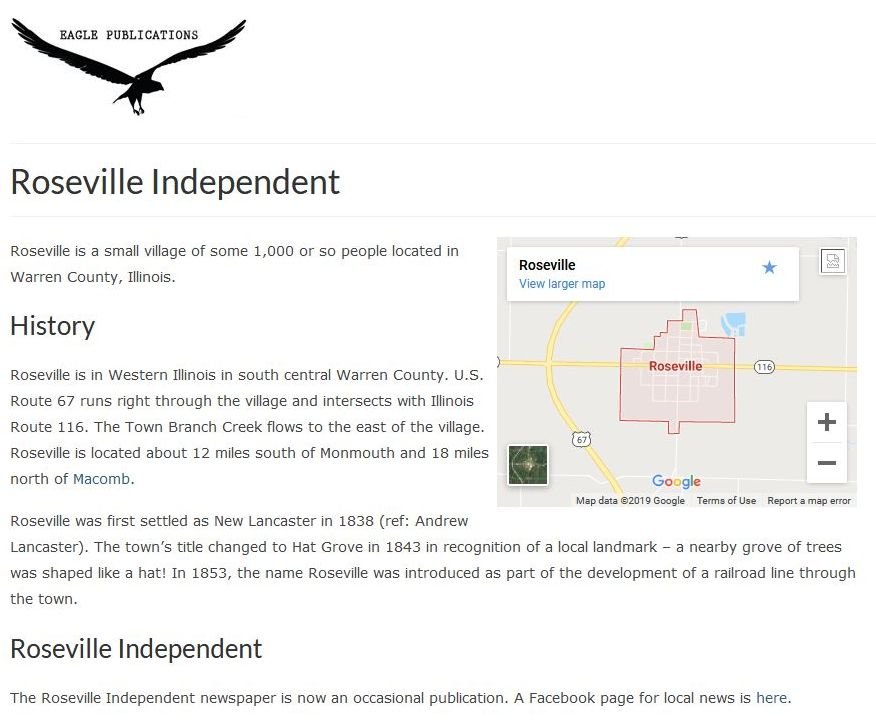 Roseville Independent news live