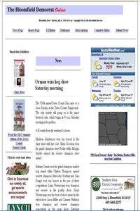 The Bloomfield Democrat news live