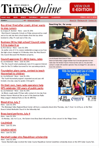 West Branch Times news live