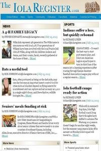 Iola Register news live