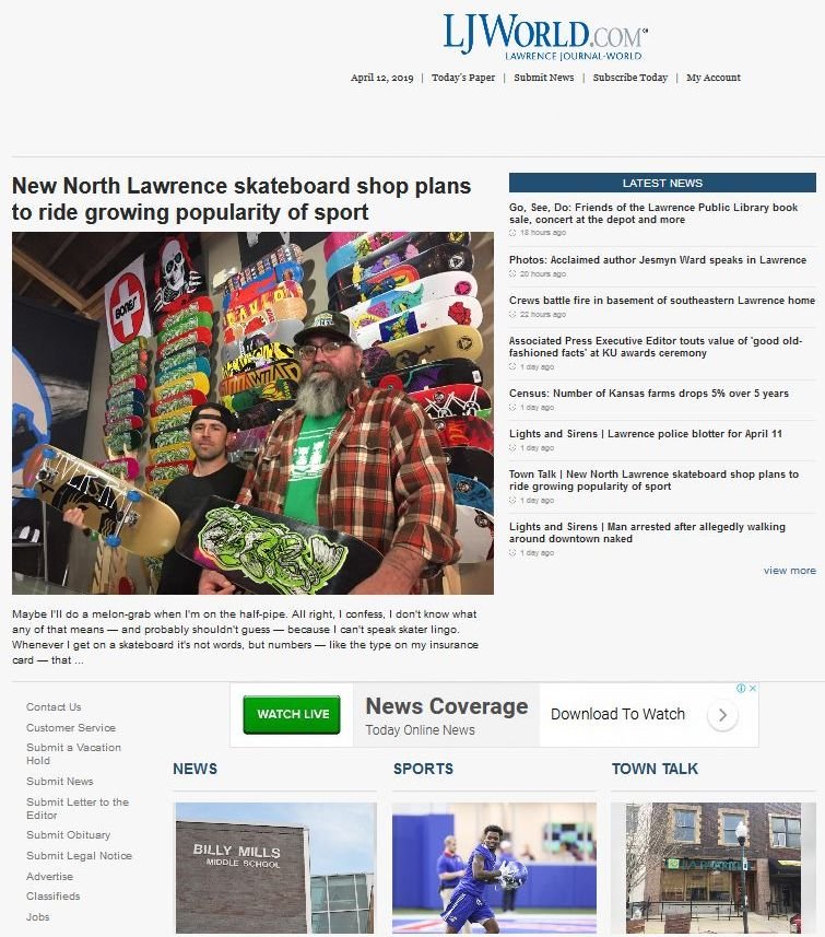 Lawrence Journal World news live