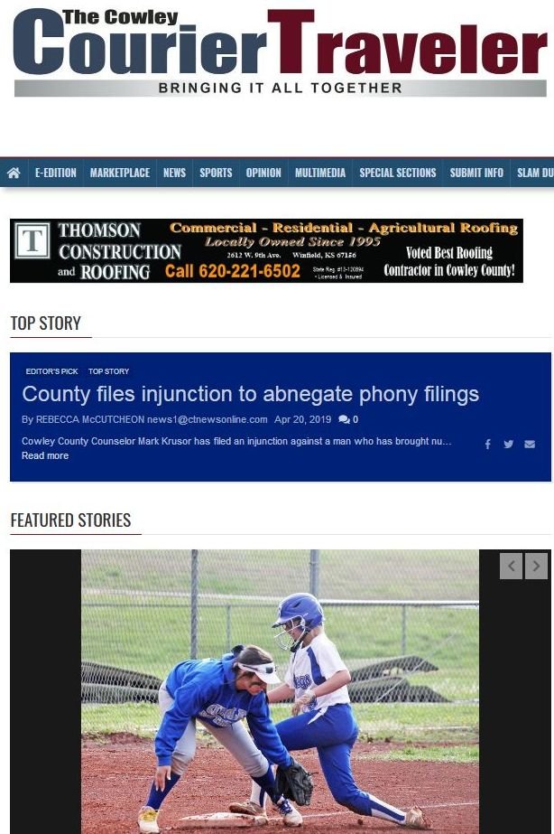 Winfield Daily Courier news live