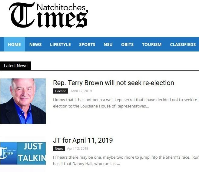 Natchitoches Times news live