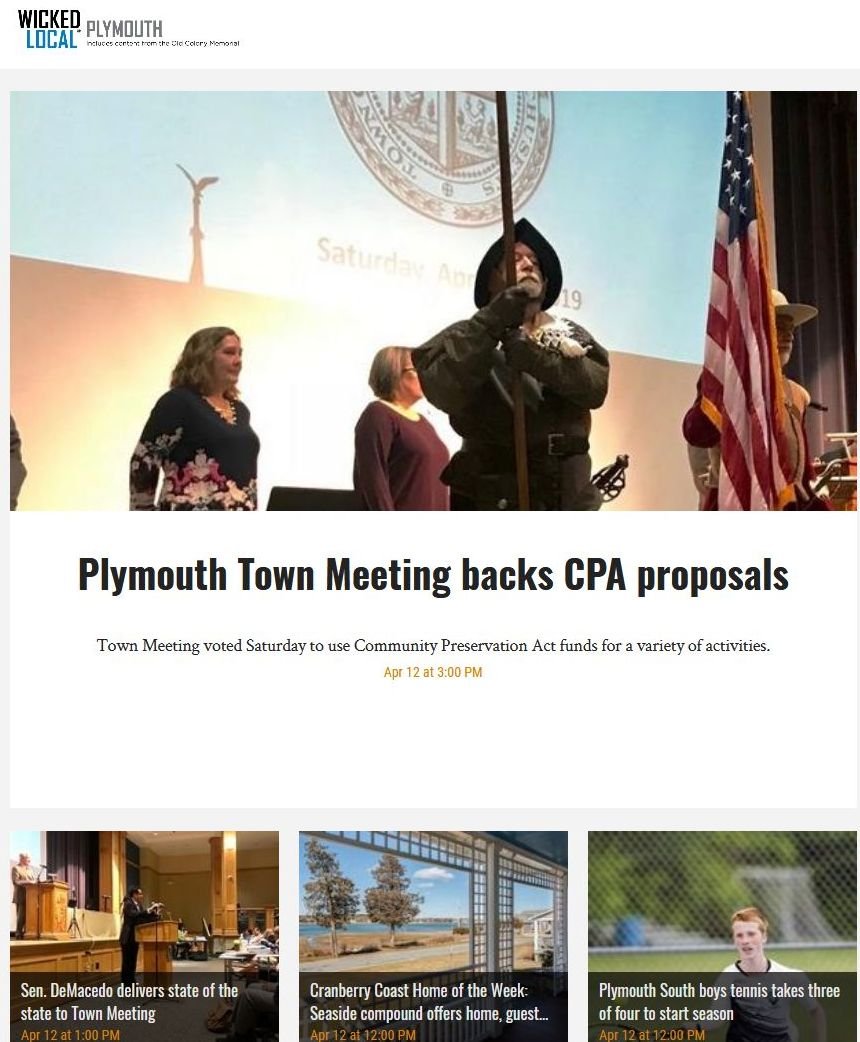 Wicked Local Plymouth news live