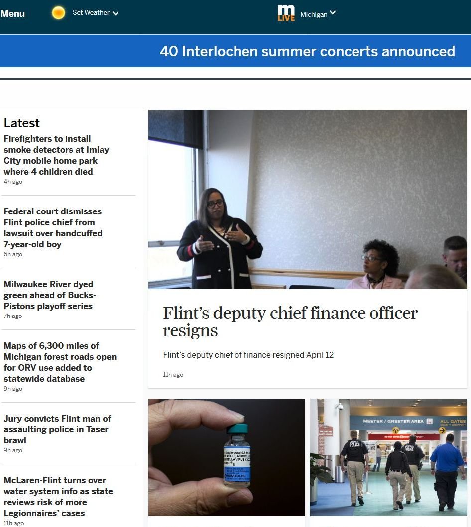 Flint Journal news live