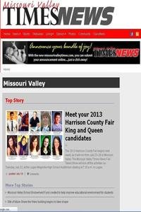 Missouri Valley Times news live