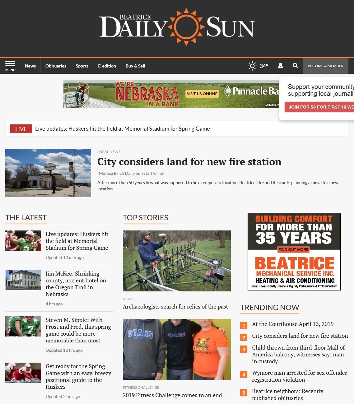 Beatrice Daily Sun news live