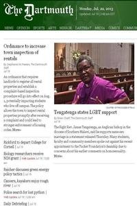 The Dartmouth news live