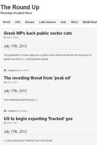 The Round Up news live