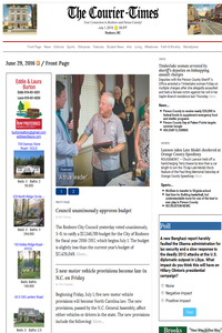 Courier Times Roxboro news live