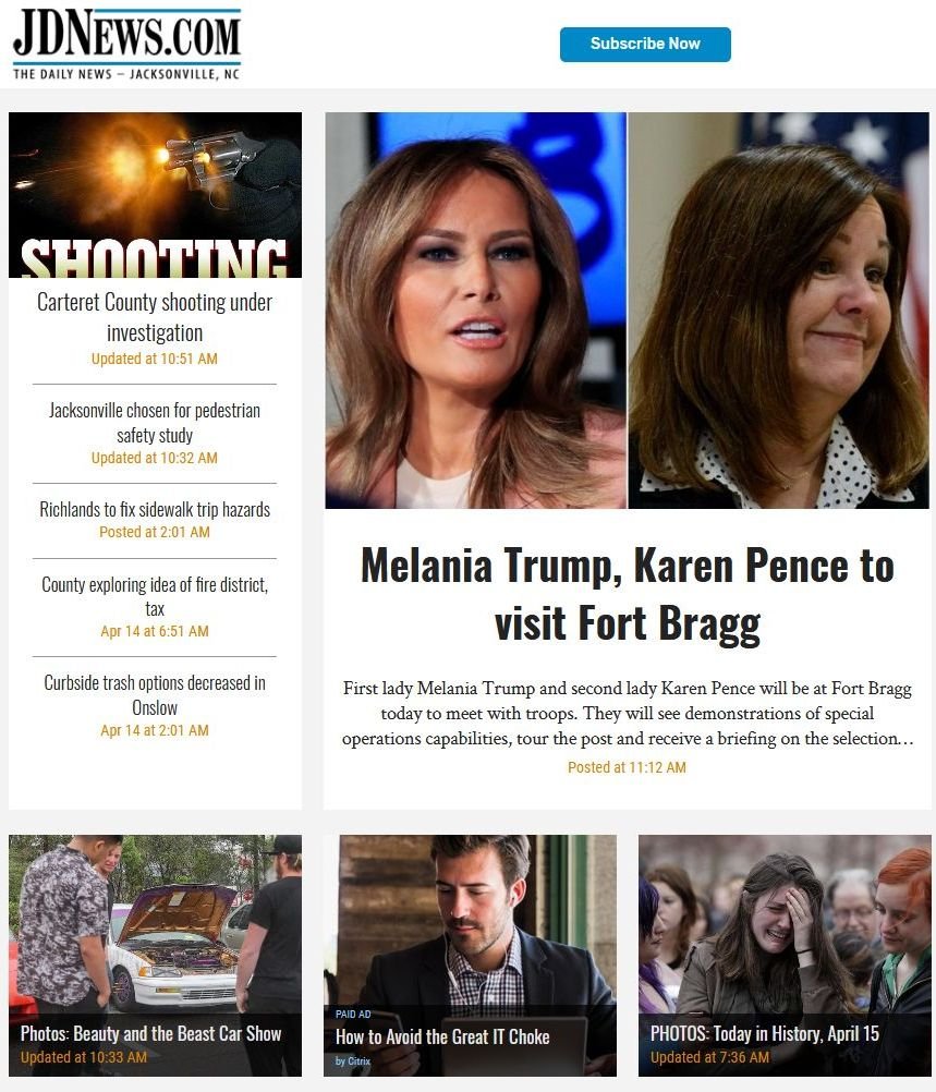 Jacksonville Daily News news live