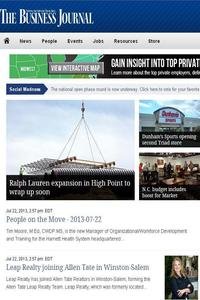 The Business Journal -North Carolina news live