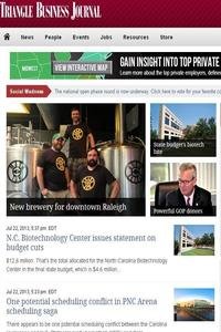Triangle Business Journal news live