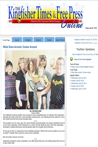 Kingfisher Times & Free Press news live