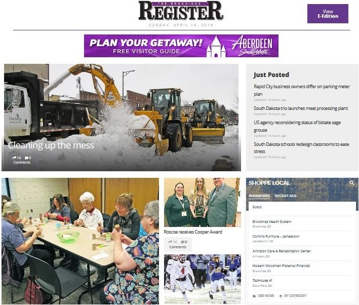 Brookings Register news live