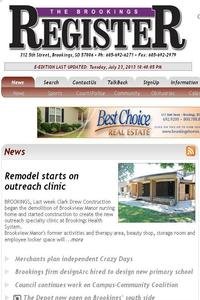 The Brookings Register news live