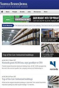 Nashville Business Journal news live