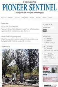 The Clay County Pioneer Sentinel news live