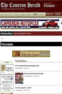 The Thorndale Champion news live